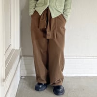 【PRIORITY】シャツスリーブベルトパンツ