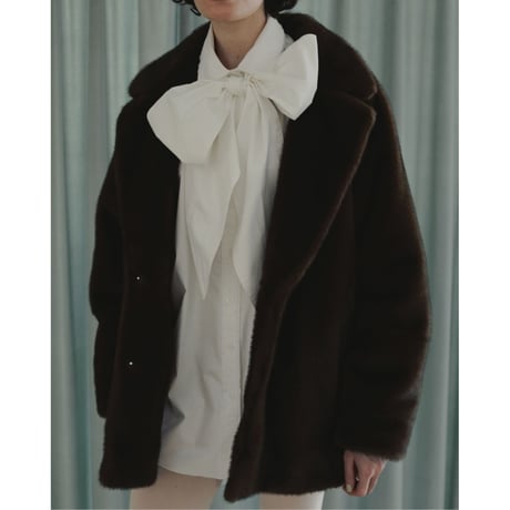 【anuke】Eco Minkfur Jacket※11月中～12月中