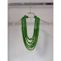 【MARGAUX VINTAGE】木製ビーズネックレス