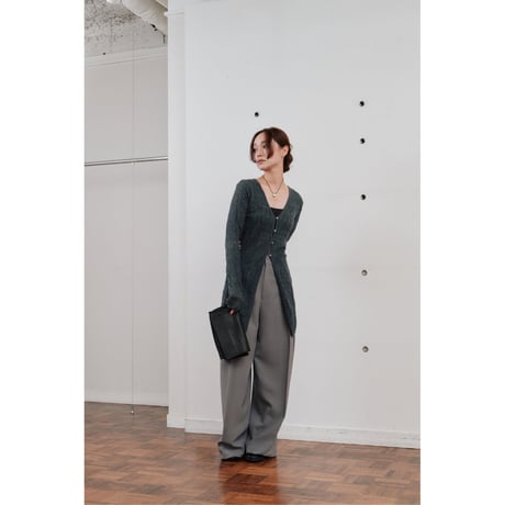 【Hella】double tuck wide pants　※納期2月中旬〜3月中旬