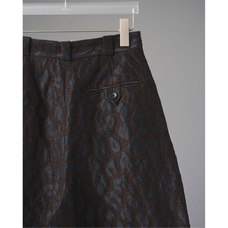 【anuke】Leopard Jacquard Pants※9月中～10月中