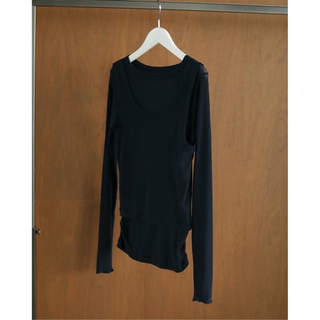 【ànuke】Layered Rib Tops