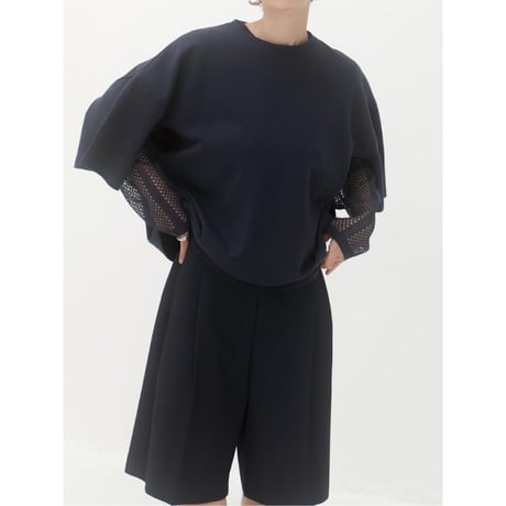 【YENN】MESH KNIT PO