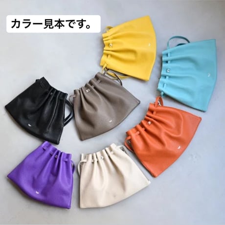 【blancle】S.LEATHER GATHER 2WAY BAG bc-1231 【SS size】