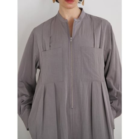 【YENN】ZIP UP JUMPSUIT※納期9/上〜9/中