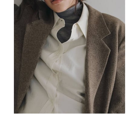 【anuke】Herringbone Wool Jacket　※納期9月中旬～10月中旬