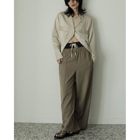 【anuke】Pintuck Wide Pants