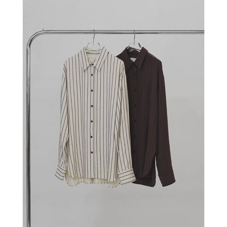【TODAYFUL】Jacquard Stripe Shirts　※納期11月中旬～12月中旬