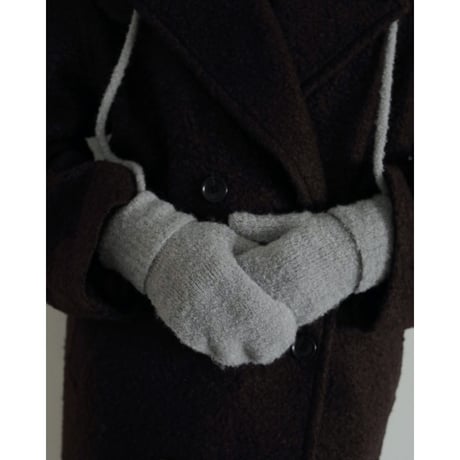 【anuke】Boucle Knit Mittens※11月上～12月上