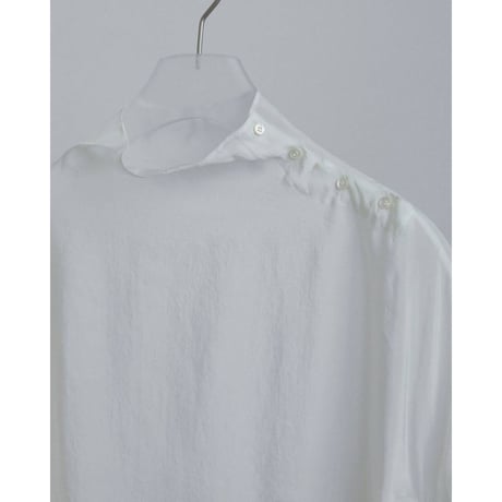【anuke】Organdy Tie Blouse