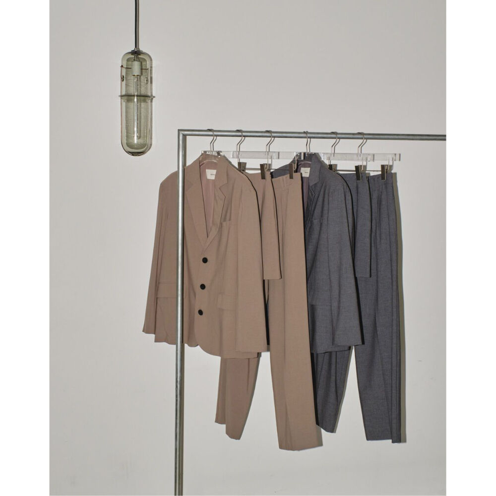 Heather Over Jacket & Tuck Trousers - ジャケット・アウター