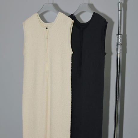 【anuke】2way Shaggy Onepiece　※納期3月下旬〜4月下旬