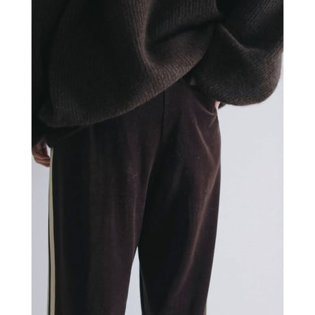【anuke】Velour Track Pants　※納期8月下旬～9月下旬