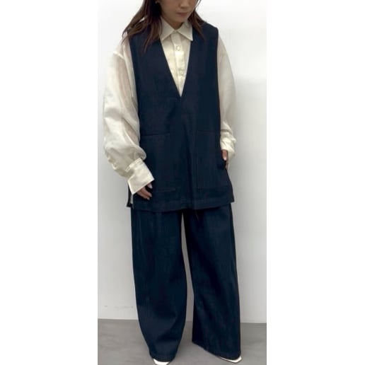CLOCHE】デニムベスト | selectshop kusukusu