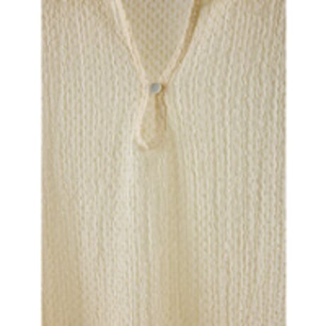 【YENN】KEY NECK BLOUSE