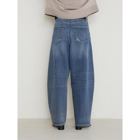 【YENN】CURVED SEAM DENIM PT　※予約