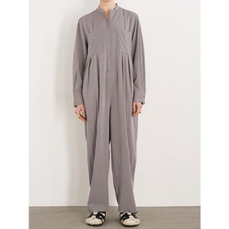 【YENN】ZIP UP JUMPSUIT※納期9/上〜9/中