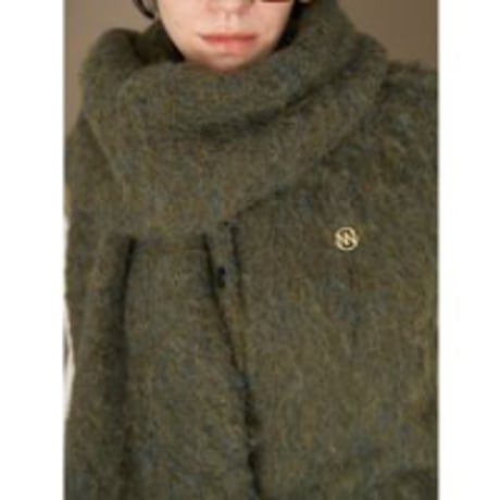 【YENN】FLUFFY MUFFLER※納期8/上～8/中