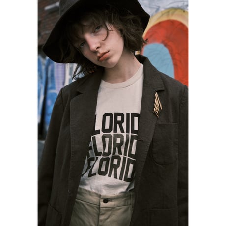 【LE MELANGE】6分袖ロゴTee