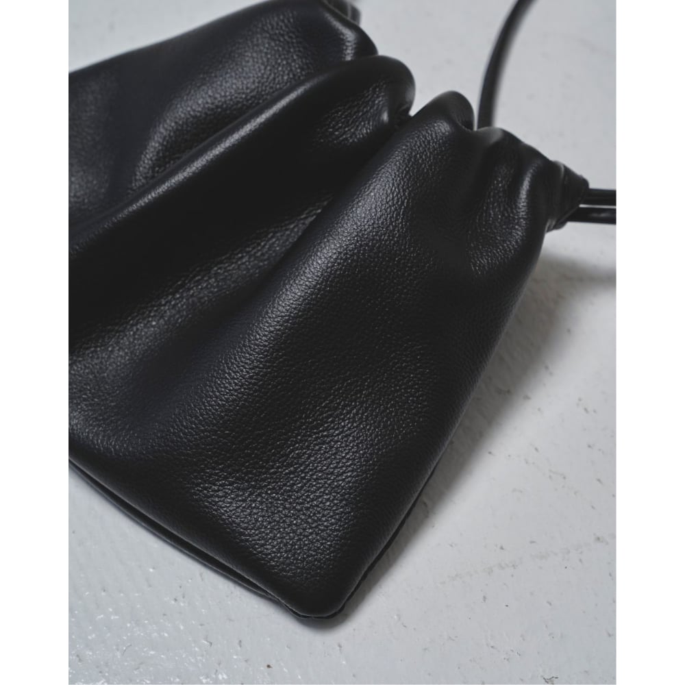TODAYFUL】Drawstring Leather Bag ※納期11月中～12月中 |