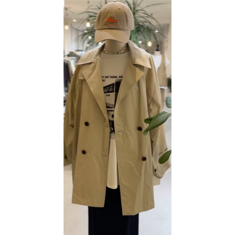 再販✨【CLOCHE】ミドル丈トレンチコート | selectshop kusukusu 再販✨【CLOCHE】ミドル丈トレンチコート | selectshop kusukusu