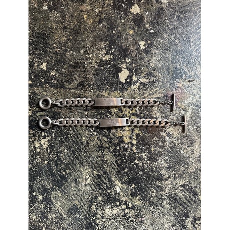 【M.U.L.】ダイヤモンドプレートBチェーンブレスレット　MULA116　※納期4～6月