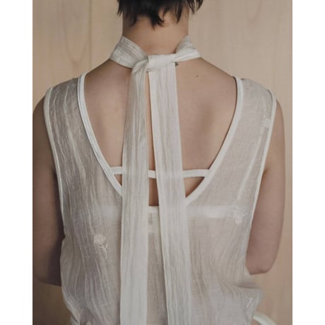【anuke】Embroidery Sleeveless Onepiece　※納期8月中旬～9月中旬