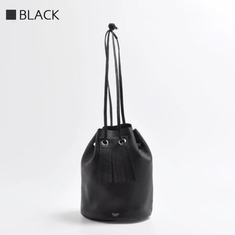 【blancle】S.LEATHER QUILTED DRAWSTRING BAG　bc1220