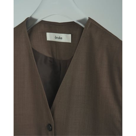 【anuke】Vneck Stitch Vest