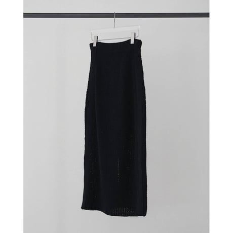 【anuke】Crochet Knit Skirt　※納期3月中旬～4月中旬