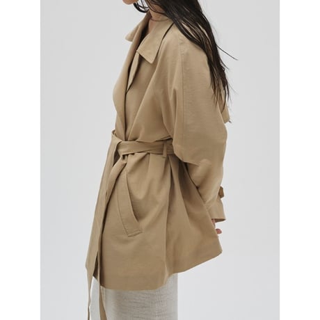 【TODAYFUL】Spring Short Trench　※納期2月下旬〜3月下旬