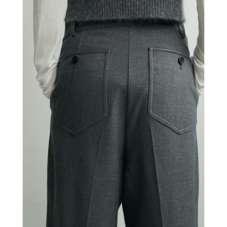 【anuke】Wool Tuck Pants※12月上～1月上