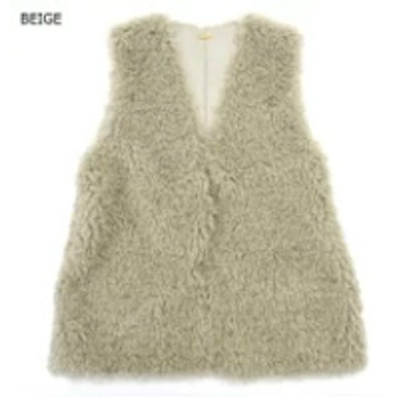 MICA＆DEAL】2wayVネックフェイクファーベスト | selectshop kusu