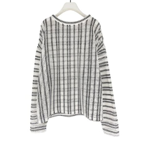 【CHIGNON】2WAYｼｱｰﾎﾞｰﾀﾞｰTOPS　納期：11月中旬～12月中旬