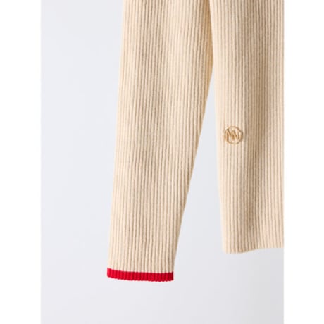 【YENN】WOOL RIB CREW CD