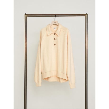 【YENN】POLO COLLAR SWEATSHIRT