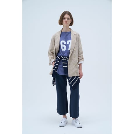 【Boutique Ordinary】2-Way Dolman Like Number Print Tops