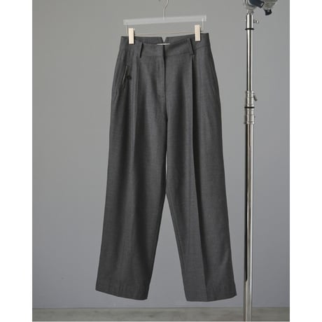 【anuke】Wool Tuck Pants※12月上～1月上