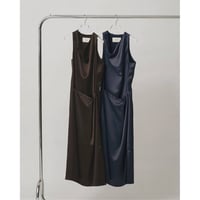 【TODAYFUL】Asymmetry Satin Dress　※納期6月中旬～7月中旬