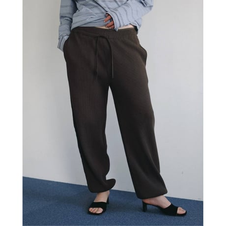 【anuke】Squaretoe Velour Mule