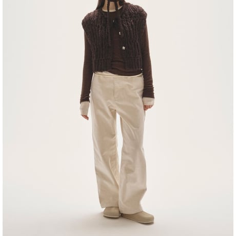【TODAYFUL】Mix Handknit Vest　※納期10月中～11月中