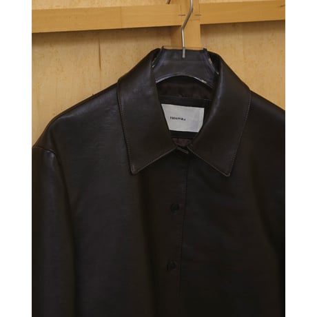【TODAYFUL】Leather Shirts Jacket　※納期2月中旬〜3月中旬