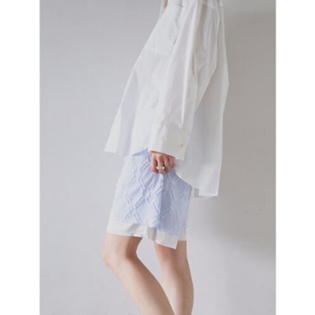 【YENN】STRIPE JQ SHORT PT