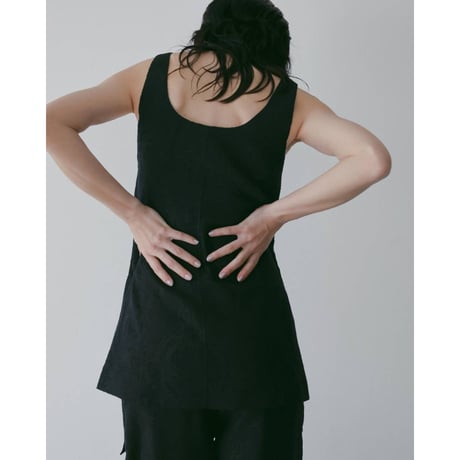 【anuke】Jacquard Square Tunic　※納期5月中旬～6月中旬