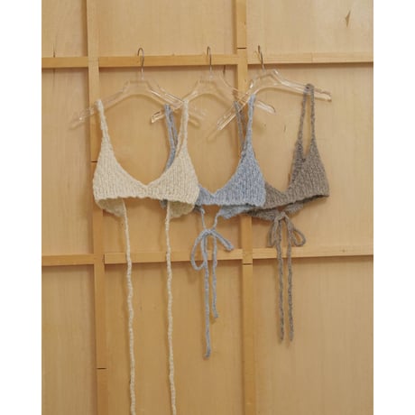 【TODAYFUL】Hand Knit Bustier　※納期10上旬～11月上旬