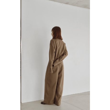 【Hella】Zip Front Jumpsuit　※納期9月末～10月末