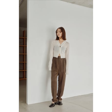 【Hella】Pintuck Tapered Pants