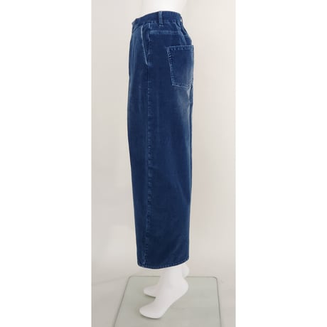 【Boutique Ordinary】Velveteen Denim Tuck Pants