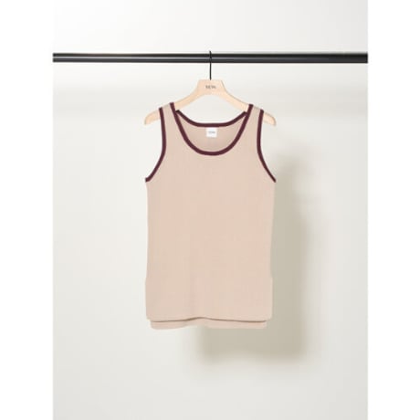 【YENN】RIB KNIT TANKTOP