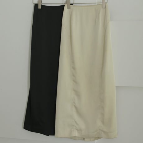 【anuke】Satin Pencil Skirt　※納期2月下旬〜3月下旬